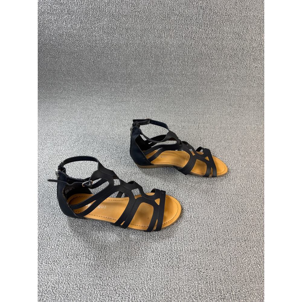 Steve Madden Sandals Flat Black Size 7.5 - Picture 4 of 8